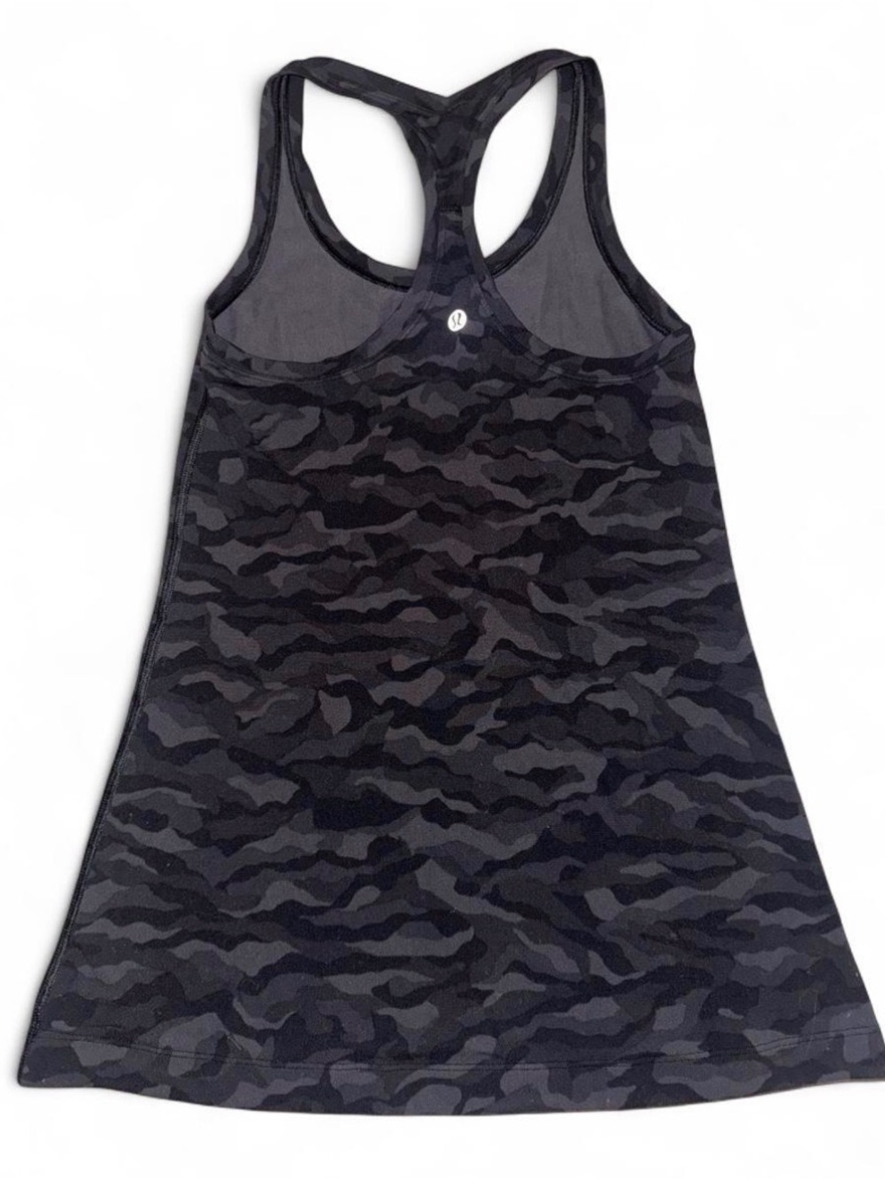 Lululemon Black Camo Racerback Tank Top